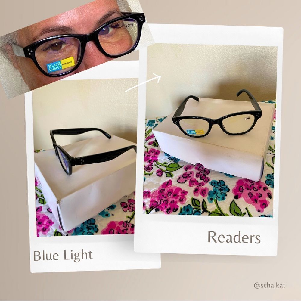💼Black Frame Readers with Blue Light Protection +2.00 Power - Picture 2 of 7